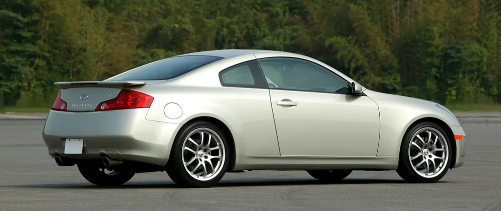 Infiniti G35 Coupe 2007 · 3.5 L · 6 cylinders · Premium Gasoline · Manual 6-spd · Rear-Wheel Drive