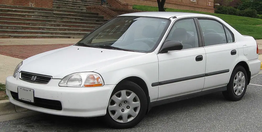 Honda Civic 1996 · 1.6 L · 4 cylinders · Regular Gasoline · (FFS) · Automatic 4-spd · CLKUP · Front-Wheel Drive