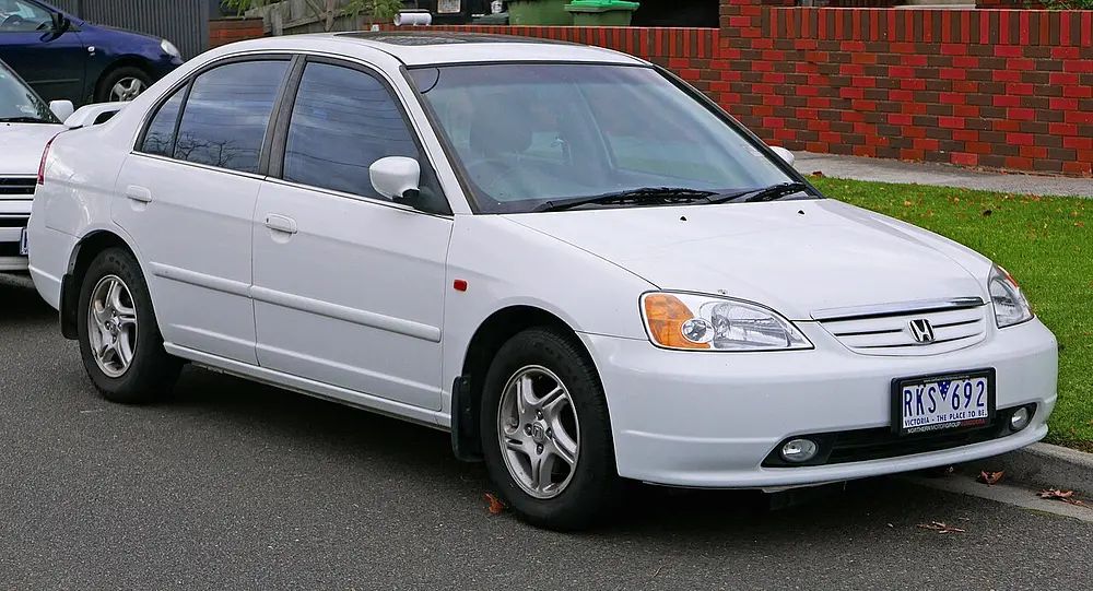 Honda Civic 2001 · 1.7 L · 4 cylinders · Regular Gasoline · SOHC-VTEC · Automatic 4-spd · Front-Wheel Drive