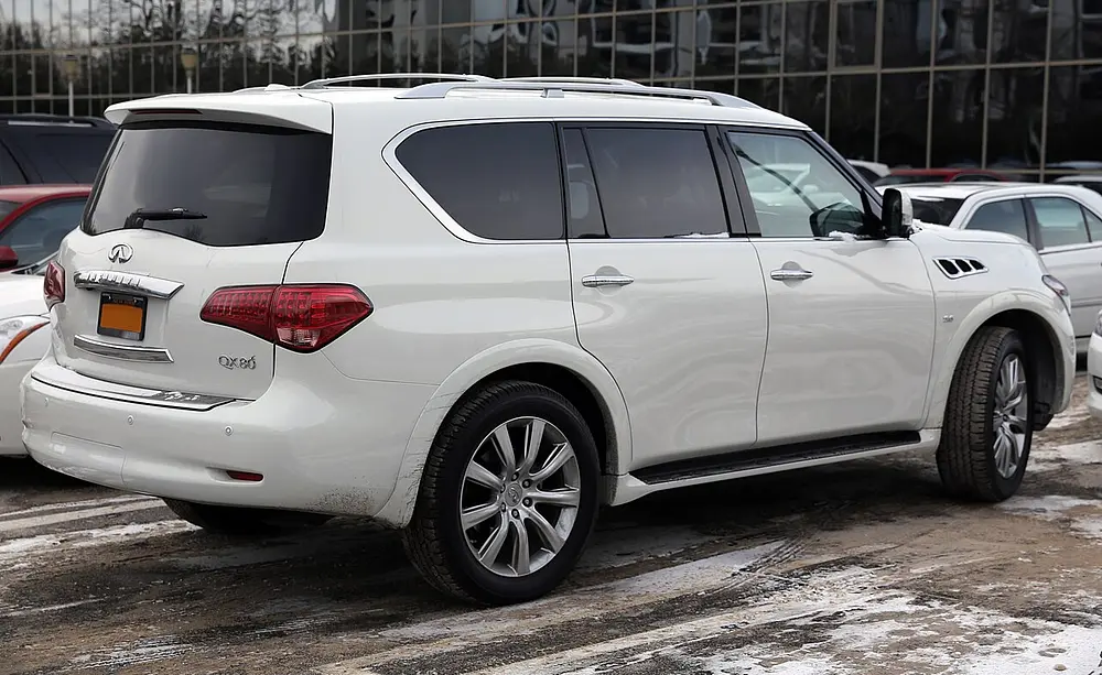 Infiniti QX80 2WD 2014 · 5.6 L · 8 cylinders · Premium Gasoline · SIDI · Automatic (S7) · Rear-Wheel Drive