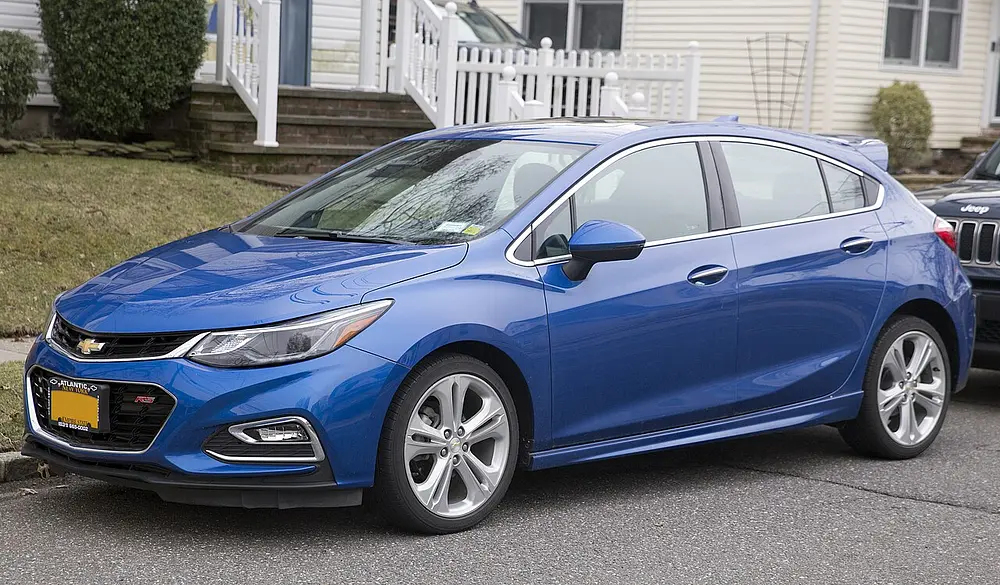 Chevrolet Cruze 2016 · 1.4 L · 4 cylinders · Regular Gasoline · SIDI · Automatic (S6) · Front-Wheel Drive
