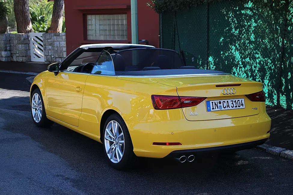 Audi A3 Cabriolet 2015 · 1.8 L · 4 cylinders · Premium Gasoline · SIDI · Automatic (AM-S6) · Front-Wheel Drive