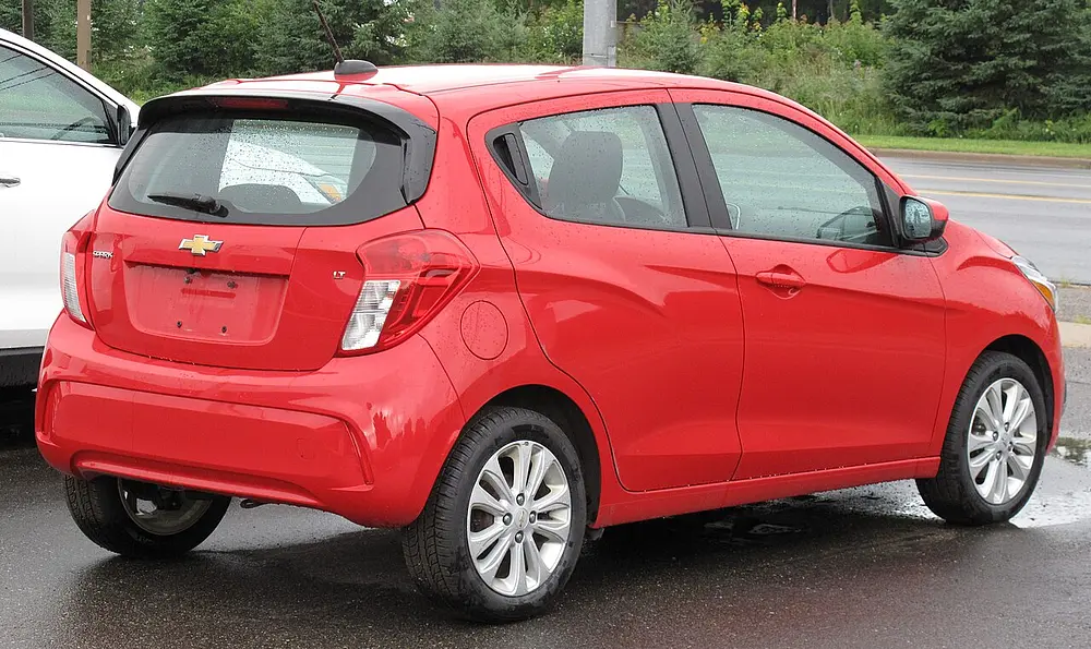Chevrolet Spark 2016 · 1.4 L · 4 cylinders · Regular Gasoline · Automatic (variable gear ratios) · Front-Wheel Drive