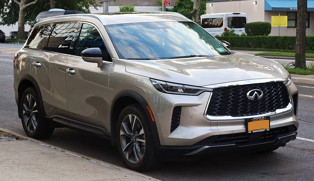 Infiniti QX60 FWD 2022 · 3.5 L · 6 cylinders · Premium Gasoline · SIDI · Automatic (S9) · Front-Wheel Drive