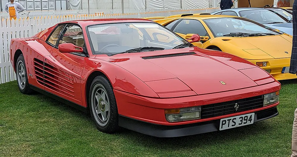 Ferrari Testarossa 1985 · 4.9 L · 12 cylinders · Regular Gasoline · (GUZZLER) · Manual 5-spd · Rear-Wheel Drive