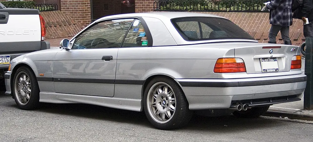 BMW M3 Convertible 1998 · 3.2 L · 6 cylinders · Regular Gasoline · Automatic 5-spd · Rear-Wheel Drive