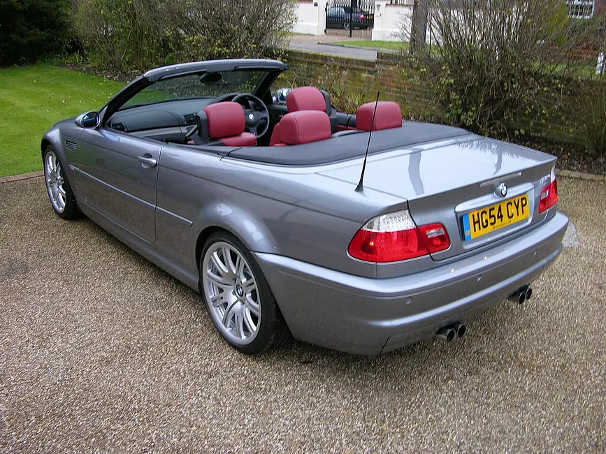 BMW M3 Convertible 2001 · 3.2 L · 6 cylinders · Premium Gasoline · GUZZLER · Manual 6-spd · Rear-Wheel Drive