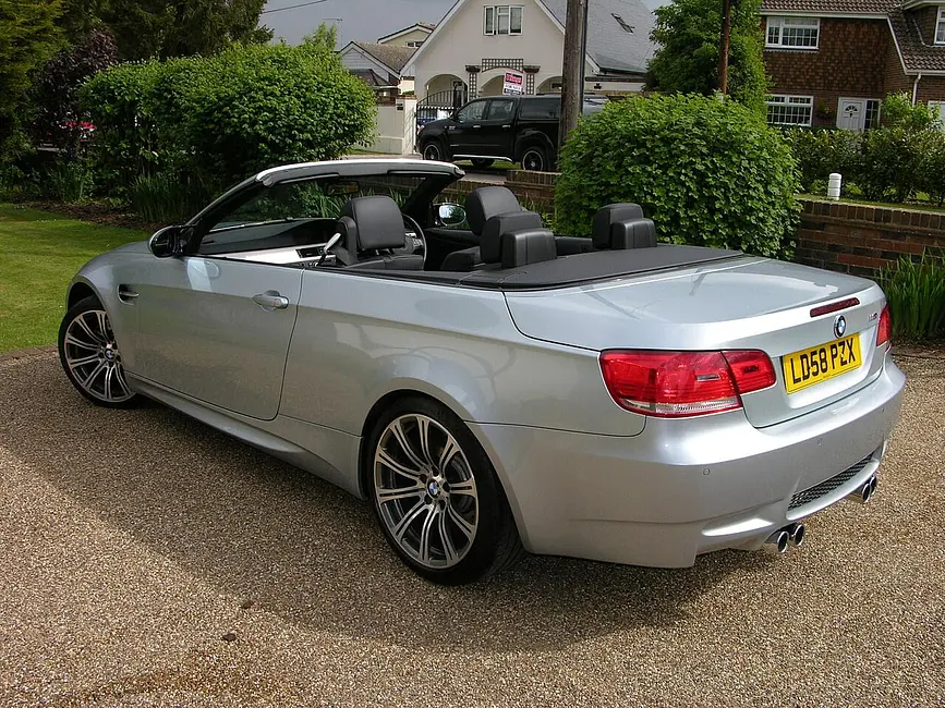BMW M3 Convertible 2008 · 4.0 L · 8 cylinders · Premium Gasoline · DCT TRANS · Automatic (S7) · 6MODE CLKUP · Rear-Wheel Drive