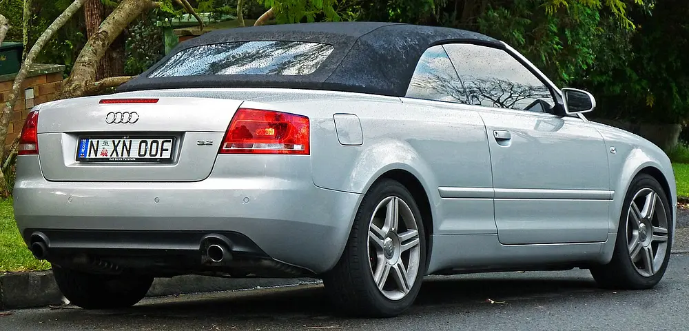 Audi A4 Cabriolet 2007 · 2.0 L · 4 cylinders · Premium Gasoline · Automatic (variable gear ratios) · 3MODE · Front-Wheel Drive