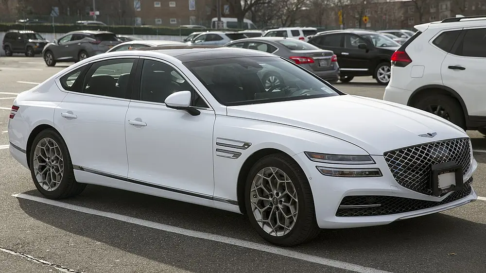 Genesis G80 AWD 2021 · 2.5 L · 4 cylinders · Premium Gasoline · SIDI & PFI · Automatic (S8) · All-Wheel Drive