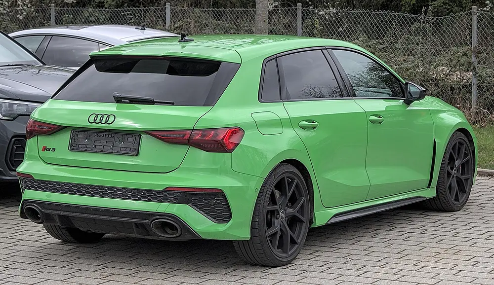 Audi RS3 2023 · 2.5 L · 5 cylinders · Premium Gasoline · SIDI · Automatic (AM-S7) · All-Wheel Drive