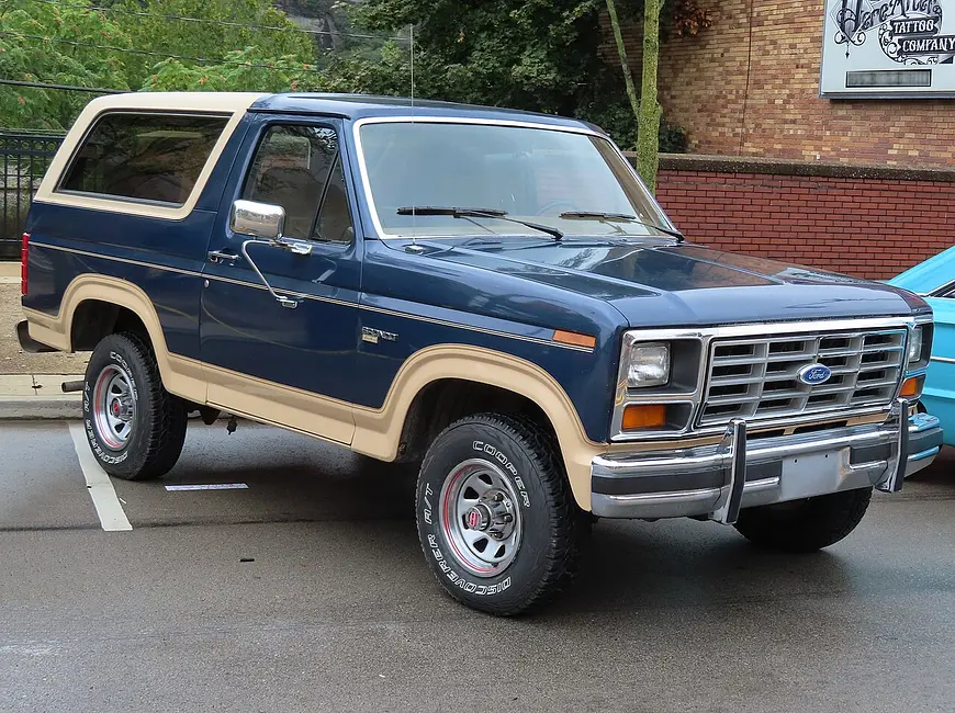 Ford Bronco 4WD 1985 · 4.9 L · 6 cylinders · Regular Gasoline · (FFS) · Automatic 3-spd · 4-Wheel or All-Wheel Drive
