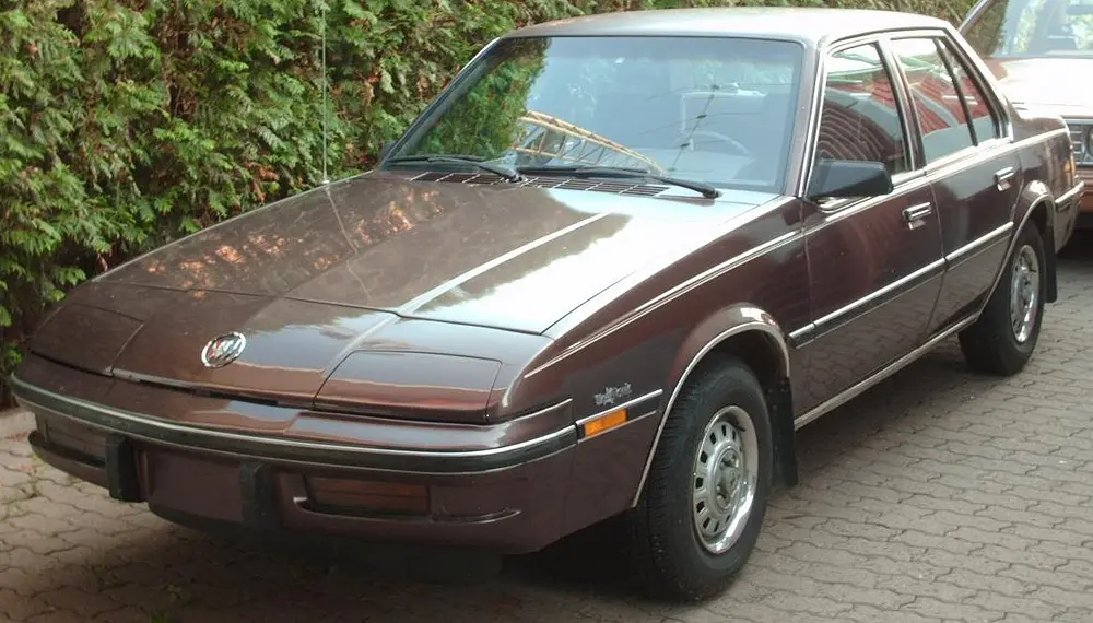 Buick Skyhawk 1985 · 1.8 L · 4 cylinders · Premium Gasoline · (FFS/TRBO) CA model · Automatic 3-spd · Front-Wheel Drive