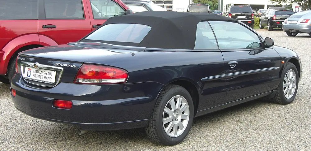 Chrysler Sebring Convertible 2001 · 2.7 L · 6 cylinders · Regular Gasoline · Automatic 4-spd · CLKUP · Front-Wheel Drive