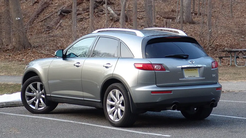 Infiniti FX45 AWD 2003 · 4.5 L · 8 cylinders · Premium Gasoline · Automatic (S5) · CLKUP · 4-Wheel or All-Wheel Drive