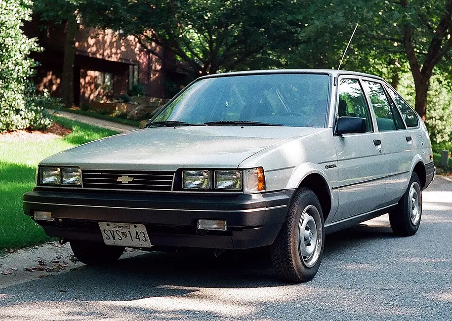 Chevrolet Nova 1986 · 1.6 L · 4 cylinders · Regular Gasoline · (FFS) · Automatic 3-spd · Front-Wheel Drive