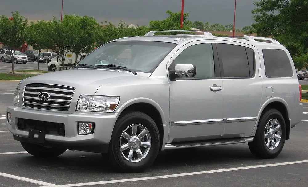 Infiniti QX56 2WD 2004 · 5.6 L · 8 cylinders · Regular Gasoline · Automatic 5-spd · CLKUP · Rear-Wheel Drive