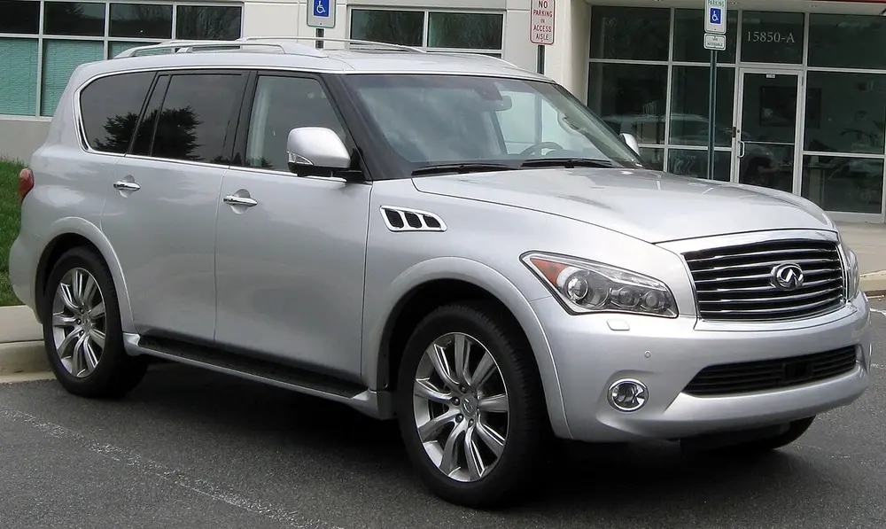 Infiniti QX56 2WD 2011 · 5.6 L · 8 cylinders · Premium Gasoline · SIDI · Automatic (S7) · Rear-Wheel Drive