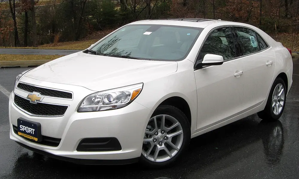 Chevrolet Malibu 2013 · 2.5 L · 4 cylinders · Regular Gasoline · SIDI · Automatic (S6) · Front-Wheel Drive