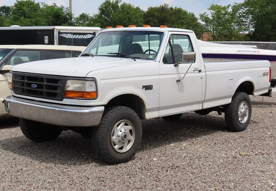 Ford F250 1996 · 4.9 L · 6 cylinders · Regular Gasoline · (FFS) · Automatic 4-spd · CLKUP · Rear-Wheel Drive