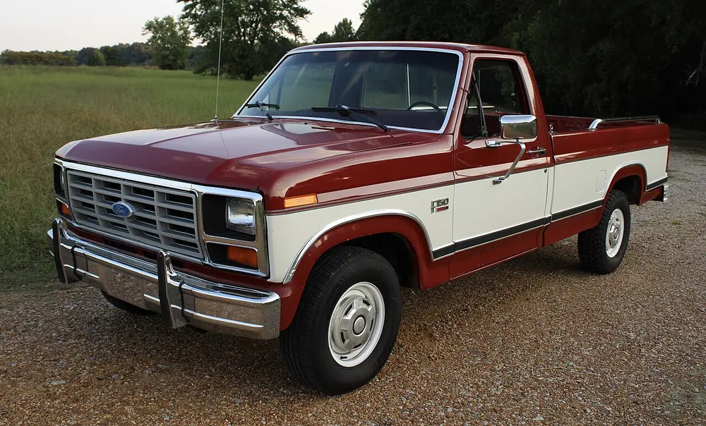 Ford F150 Pickup 2WD 1985 · 4.9 L · 6 cylinders · Regular Gasoline · (FFS) CA model · Automatic 4-spd · Rear-Wheel Drive