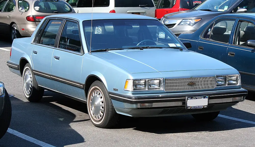 Chevrolet Celebrity 1985 · 2.8 L · 6 cylinders · Regular Gasoline · (FFS) CA model · Automatic 3-spd · Front-Wheel Drive