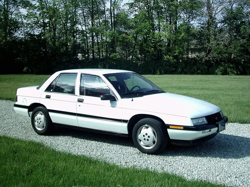 Chevrolet Corsica 1,991 cc (121.5 cu in) 2.0L OHV I4 · 67.113 kW