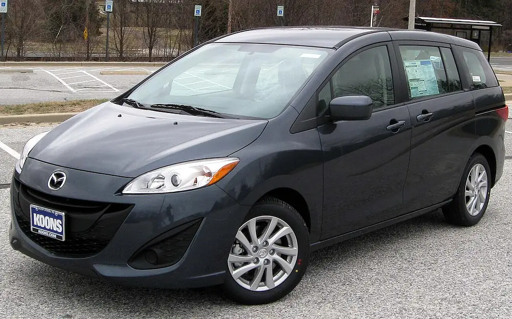 Mazda 5 2012 · 2.5 L · 4 cylinders · Regular Gasoline · Automatic (S5) · Front-Wheel Drive