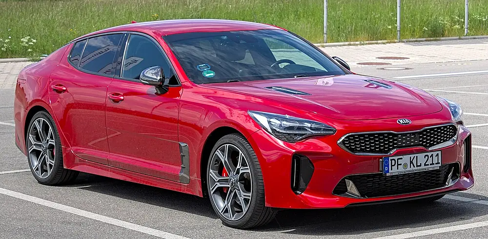 Kia Stinger AWD 2018 · 3.3 L · 6 cylinders · Premium Gasoline · SIDI · Automatic (S8) · All-Wheel Drive