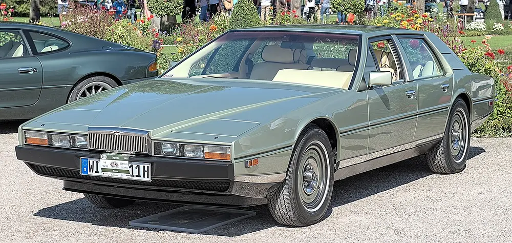 Aston Martin Lagonda 1985 · 5.3 L · 8 cylinders · Regular Gasoline · (GUZZLER) CA model · Automatic 3-spd · Rear-Wheel Drive