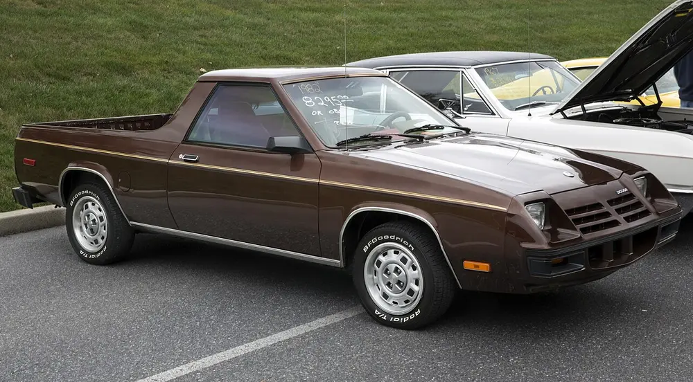 Dodge Rampage Pickup 2WD 1984 · 2.2 L · 4 cylinders · Regular Gasoline · Automatic 3-spd · 2-Wheel Drive