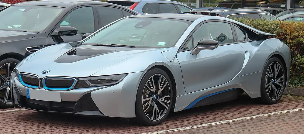 BMW i8 2014 · 1.5 L · 3 cylinders · Premium Gasoline · Electricity · 96kW · SIDI; PHEV · Plug-in Hybrid · Automatic 6-spd · All-Wheel Drive