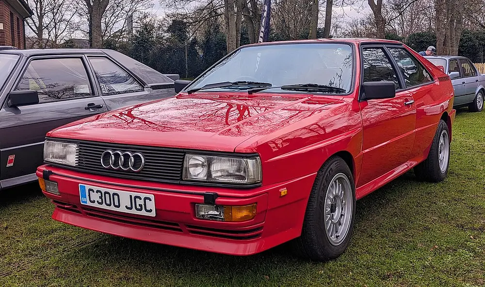 Audi Quattro 1984 · 2.1 L · 5 cylinders · Regular Gasoline · (FFS,TRBO) · Manual 5-spd