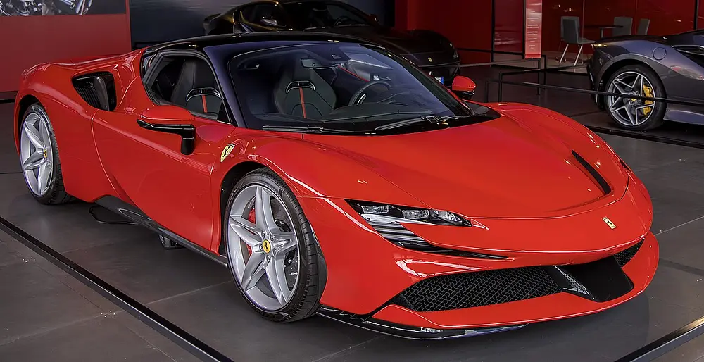 Ferrari SF90 Spider 2022 · 3.9 L · 8 cylinders · Premium Gasoline · Electricity · 99, 99, 150kW 3-phase Sync. · SIDI; PHEV · Plug-in Hybrid · Automatic (AM8) · All-Wheel Drive