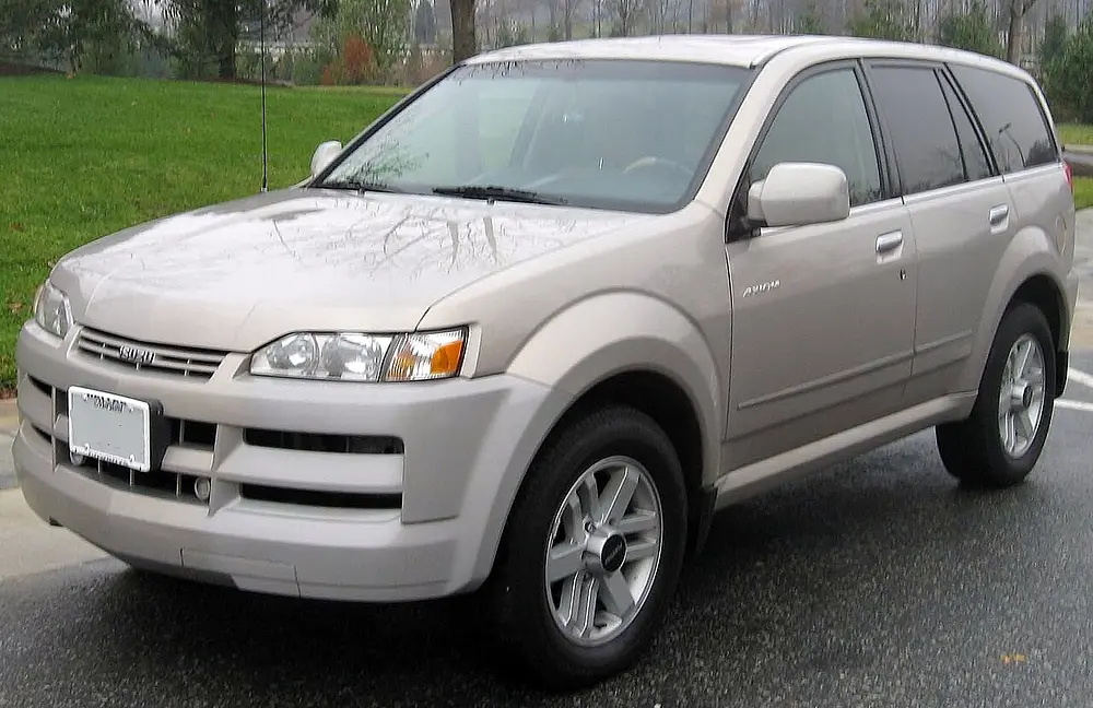 Isuzu Axiom 2WD 2002 · 3.5 L · 6 cylinders · Regular Gasoline · V-6 · Automatic 4-spd · 2MODE CLKUP · Rear-Wheel Drive