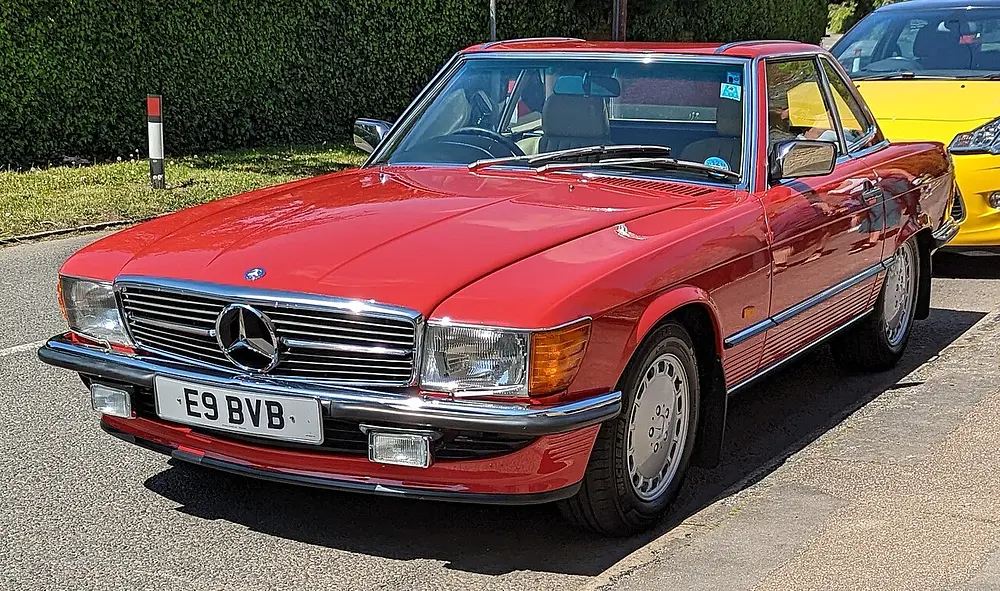 Mercedes-Benz 380SL 1985 · 3.8 L · 8 cylinders · Regular Gasoline · (GUZZLER)  (FFS) · Automatic 4-spd · Rear-Wheel Drive