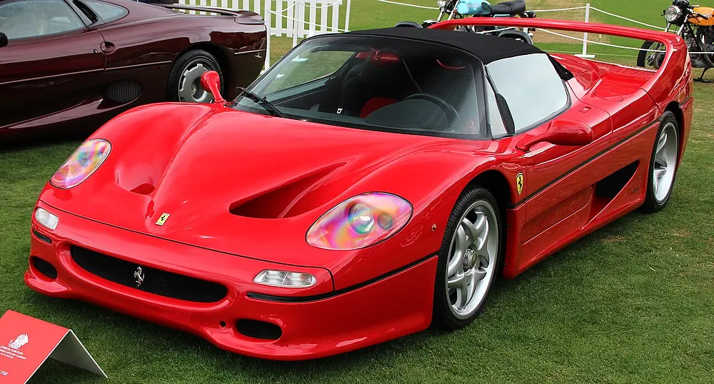 Ferrari F50 1995 · 4.7 L · 12 cylinders · Premium Gasoline · (GUZZLER)  (FFS) · Manual 6-spd · Rear-Wheel Drive