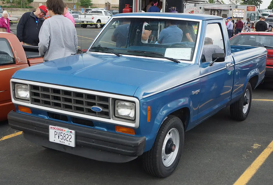 Ford Ranger Pickup 2WD 1985 · 2.3 L · 4 cylinders · Regular Gasoline · (FFS) CA model · Automatic 4-spd · Rear-Wheel Drive