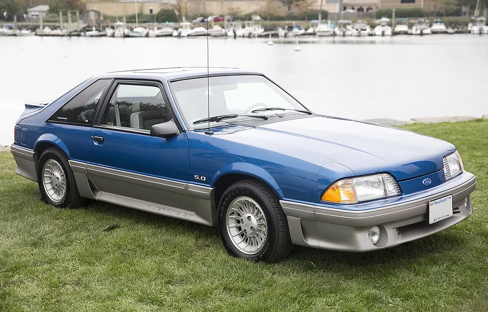 Ford Mustang 1985 · 2.3 L · 4 cylinders · Regular Gasoline · (FFS) CA model · Automatic 3-spd · Rear-Wheel Drive